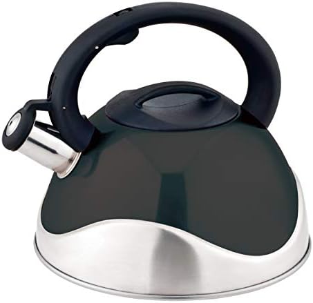 American Dream 3Liter (3.2 Quart / 102oz) Whistling Tea Kettle, Fast Boiling, Stainless Steel, Food Grade, Ergonomic Handle, Loud Whistle Water Kettle for Gas, Induction & Electric Stoves by AmericanDreamHomeGoods