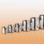 2 Pcs 350-1000ml Stainless Steel Milk Jug Frothing Pitcher Latte Espresso Coffee Jug Milk Frother Cream Cup(350ml) - Image 3