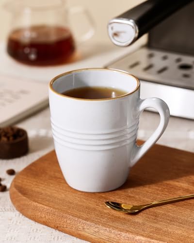 famiware Jupiter Coffee Mugs Set of 4, 14 OZ Coffee Mug, Microwave and Dishwasher Safe, Coffee Cups with Handle for Coffee, Tea, Cocoa, Milk, Multi-color (Pack of 2) - Image 2