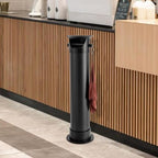 Espresso Coffee Knock Box, Commercial Floor Standing Knockbox with Removable Base, Coffee Grounds Bucket with 30 Garbage Bags and Towel for Snack Bars, Coffee Shops (Black) - Image 4