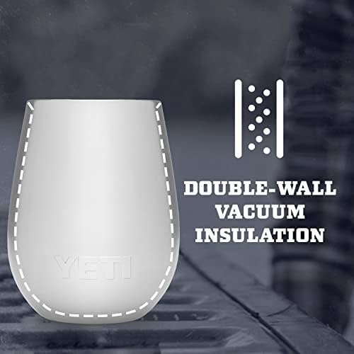 YETI Rambler 10 oz Wine Tumbler, Vacuum Insulated, Stainless Steel with MagSlider Lid, Rescue Red - Image 3