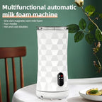 Versatile 400W Electric Milk Frother with Large Capacities, Design for Elegant Kitchen Decor, US Plug, Thick Milk Foam Maker (US Plug) - Image 2
