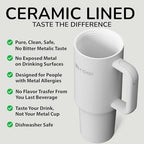 YOGI 40oz Tumbler with Straw - Polar - Image 4