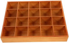 20 Compartment Wooden Storage Box Stable Practical Underwear Storage Case Socks Organizer Sundries Container Storage Box for Socks Panties - Image 6