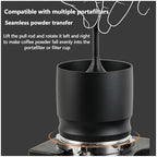 58MM Aluminum Alloy Coffee Powder Catcher With Lid - Anti-Spill Distribution Cup For Coffee Grinders & Portafilters, Home Barista Tool(Gray) - Image 5