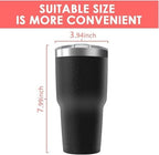 30oz Stainless Steel Travel Mug with Lid, 25 Pack Double Wall Vacuum Insulated Bulk Tumbler, Powder Coated Coffee Cup Suitable for Vehicle Cup Holders (Assorted Colors) - Image 4
