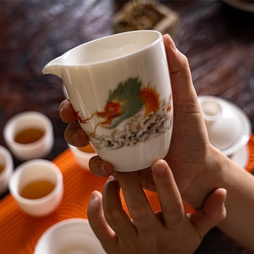 KEYDUACU Gaiwan Tea Set, Chinese Gongfu Tea Set, Portable for Adults, Home - Image 5
