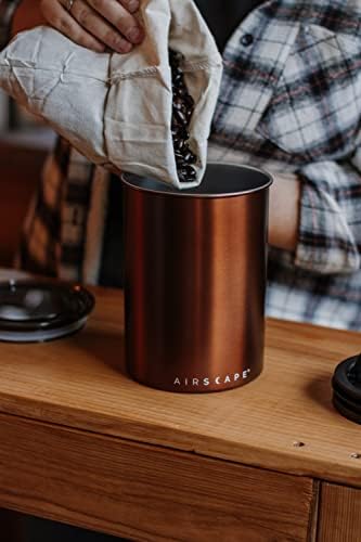Airscape Stainless Steel Coffee Canister & Scoop Bundle | Dry Goods Storage - Image 4