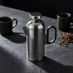 Coffee Pouring Kettle Stainless Steel Coffee Pot Carafe Pitcher Teapot With Internal Rustproof Build Polished Secure Lid Compact Design suitable for home minimalist style - Image 3