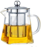 Tea Infuser Heat Resistant Clear Kettle Household Teaware with Stainless Steel Infuser(550) by Unknown