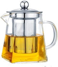 Tea Infuser Heat Resistant Clear Kettle Household Teaware with Stainless Steel Infuser(750) by Unknown