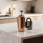 Compact Decorative Coffee Pot Ornament | Comfortable Grip, Coffee Kettle Statue with D Shaped Handle, Polished, for Displaying, Gold, Kettle - Image 2