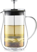 Teabloom Stay-Hot Glass French Press – Insulated 27-Ounce (800 mL) Loose Tea Steeper and Coffee Maker – Connoisseur's Choice by Teabloom
