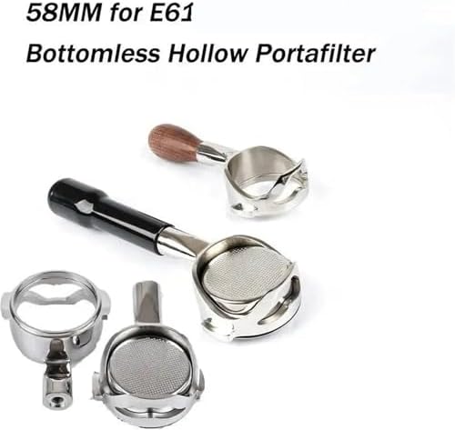 Bottomless Hollow Portafilter,58MM 2ears For E61, Compatible For EXPOBAR, Steel Coffee Filter Espresso Modified(58mm-E61-D) - Image 3