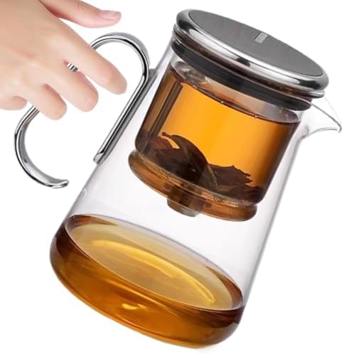 Glass Tea Kettle, Infuser Brewer Daily, Green Oolong, Hot Cold Use - Image 7