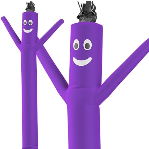 LookOurWay Air Dancers Inflatable Tube Man Attachment - 10 Feet Tall Wacky Waving Inflatable Dancing Tube Guy for Business Promotion - Blower Not Included - Purple by LookOurWay
