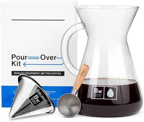 Barista Warrior Pour Over Coffee Maker Set & Pour Over Kettle - Image 2