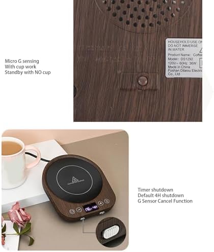 Mug Warmer 36W Electric Coffee Heater with Adjustable Temperature - Image 3