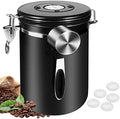 BISNIE 39OZ Coffee Canister, Coffee Container Airtight for Ground and Bean by BISNIE