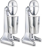 Hamilton Beach DrinkMaster Electric Drink Mixer, Retro Milkshake Maker & Milk Frother, 2 Speeds, Extra-Large 28 oz. Stainless Steel Cup, Classic Chrome (Pack of 2) by HamiltonBeach
