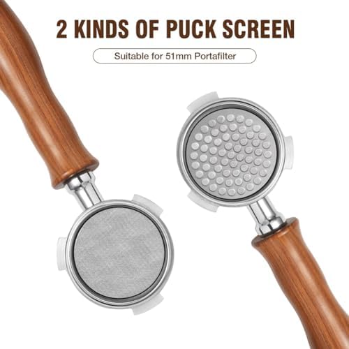 51mm Bottomless Portafilter, Professional Espresso Portafilter with Filter Basket, Screen and Espresso Dosing Funnel, Easy to Use - Image 6