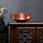 Tea Kettle Office Desktop Handmade Red Clay Teapot Family Tea Room Kung Fu Tea Set Ceramic Tea Infuser - Image 7