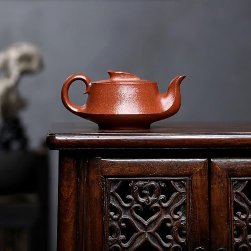 Tea Kettle Office Desktop Handmade Red Clay Teapot Family Tea Room Kung Fu Tea Set Ceramic Tea Infuser - Image 7