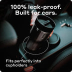 BOBBER - 16 Oz Vacuum Insulated Stainless Steel Portable Travel Coffee Mug With 100% Leakproof Locked Lid (Matte) - Image 3