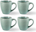 GBhome Ceramic Coffee Mugs Set of 4, 12oz Stoneware Coffee Mugs Set For Dad Mom Women MEN, Light Weight Coffee Cups for Latte/Tea/Beer/Hot Cocoa, Dishwasher & Microwave Safe by GBhome