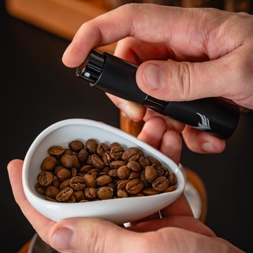 Coffee Bean Cellar and Dosing Cup Set Single Dose Coffee Bean Storage with Espresso Dosing Cup and Coffee Spritzer - Image 5