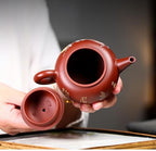 Tea Pots For Loose Tea Handmade Clay Painted Teapot Household Kung Fu Tea Set Purple Clay Teapot Study Tea Kettle Tea Infuser Pot - Image 3