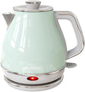 Evoloop Electric Tea Kettle, 1500W /1.0L Hot Water Boiler Heater Pot, Retro Small Electric Kettle, 100% Stainless Steel BPA Free Electric Teapot, Auto Shut-Off & Boil-Dry Protection by evoloop