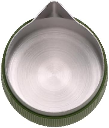 Normcore Handleless Milk Frothing Jug, Milk Pitcher 20.3 oz, Milk Frother Steamer Cup Stainless Steel Espresso Cup, Round Spout, Green, 600 ml - Image 2