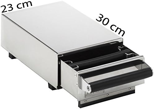 JoeFrex Espresso Knock Box Drawer S - Coffee Ground Knock Container - Espresso Knockbox for Barista - Stainless Steel - Size: 9.06" W x 11.81" D x 4.33" H W: 23cm x D: 30cm x H: 11cm - Image 5