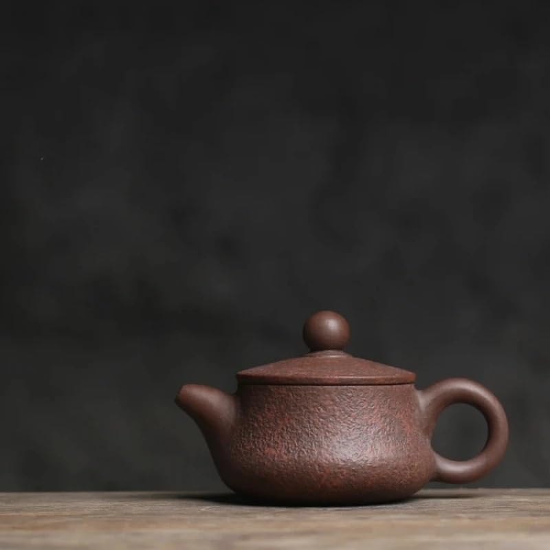 Tea Pots For Loose Tea Chinese Purple Sand Teapot, Coffee Pot, Handmade Retro Small Teapot, Household Tea Set, Teapot, Loose Tea Teapot, Chinese Tea Ceremony Supplies Tea Infuser Pot(Teapot 110ml) - Image 2