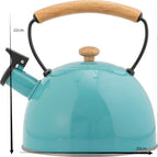 Stovetop Kettle Stainless Steel Kettle Teapot Stovetop Tea Flower Pot Whistling Kettles for Stove - Image 2