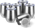 StarSpeed 12oz/6 Pack Insulated Wine Tumbler with Lid,Silver by StarSpeed