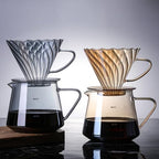 Pour Over Coffee Maker Set, 600ML Glass Carafe Coffee Server with Dripper - Image 7
