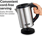 Hamilton Beach® Commercial Hospitality 0.5 Liter Stainless Steel Electric Hot Water Tea Kettle HKE050 - Image 4