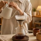 Coffee Dripper Stand Portable Pour Over Dripper Holder Metal Wooden Base Compact Elegant Station Stable Setup Suitable for Baristas Commercial - Image 6