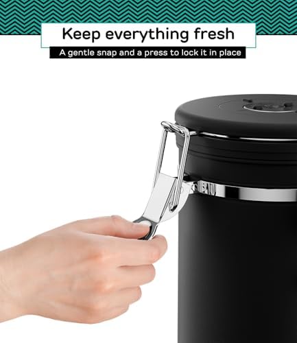 Coffee Gator Coffee Canister, 22oz Airtight Stainless Steel Container - Image 5