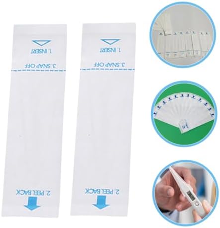 500pcs Thermometer Probe Sleeves Paper Protective Covers for Digital Thermometers for Pets Including Cats Dogs and - Image 4