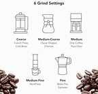 MiiR New Standard Hand Grinder, Manual Coffee Grinder - Precision Grinding, Six Adjustable Settings, Durable Stainless Steel Burrs, 45g Bean Capacity - Image 5