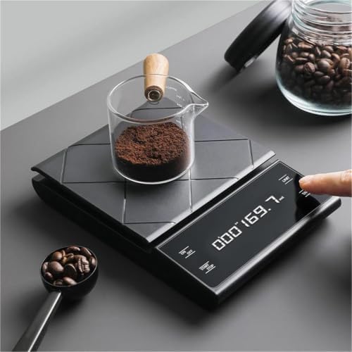 Digital Kitchen Scale 3kg/0.1g Coffee Scale with Timer & Silicone Pad - Image 4