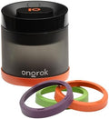 ONGROK Glass Storage Jar with Vacuum Pump Technology, Air Proof Containers to Preserve Smell and Aroma (400ml (1oz)) by ONGROK