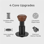 HiBREW 58mm Professional Espresso Tamper, Aluminum & Stainless Steel Base - Image 6