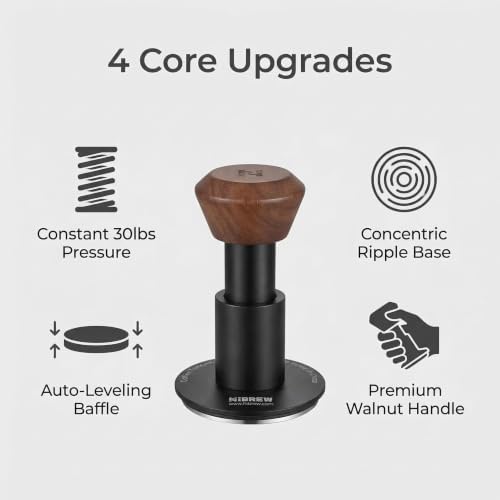 HiBREW 58mm Professional Espresso Tamper, Aluminum & Stainless Steel Base - Image 6