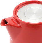 FORLIFE Stump Teapot with SLS Lid and Infuser, 18-Ounce, Red - Image 7