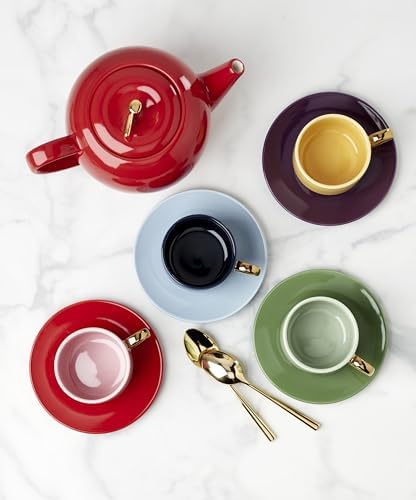 kate spade new york Make It Pop Cup & Saucer Set, 1.30, Pink - Image 7