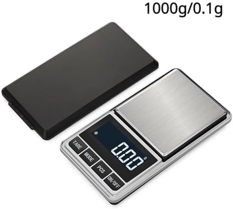 Electronic Scale, 0.01g Precision Pocket Scale Digital Electronic Gold Jewelry Carat Diamond Balance Mini Scales Portable Weighing,for Meal Prep, Baking and Cooking(1kg-0.1g) - Image 6